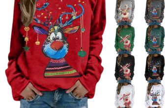 Christmas Jumpers for Women Fall Long Sleeve Shirts Ladies 2025 Crew Neck Fashion Hoodies Casual Long Sweatshirt Tops Sweaters Winter Casual Outwear Pullover Outfits