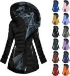 Winter Coats For Women Uk Quilted Down Longline Puffer Parka Coat Waterproof Fleece Lined Jacket Ladies