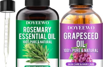 Rosemary Essential Oil and Grapessed Oil for Skin & Hair Care Growth