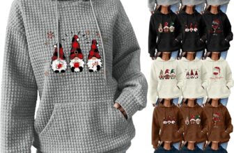 Christmas Sweatshirts for Women UK Ladies Jumpers Loose Fit Long Sleeve Crewneck Hoodies