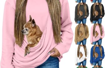 Hoodies For Women Uk Plus Size Pet Pouch Hoodie Funny Sweatshirts With Kangaroo Pocket