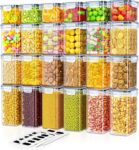 50% OFF Storivo 24 Pack Airtight Kitchen Food Containers