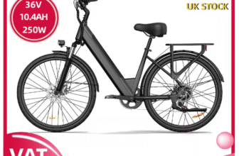 UK STOCK -E26 adult E-bike 250W 36V 13Ah battery commute Electric Bike,26-inch tire city ebike
