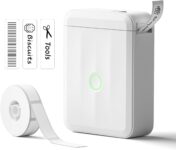 Limited Time Offer! NIIMBOT D110 Mini Label Maker with 1 Roll White Label Paper