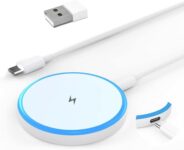 Magnetic Wireless Charger 15W Apple Mag-Safe Charger Fast Charging Pad with 6FT USB C Cable for iPhone 17 Pro Max/17/16/15/14/13/12 Series & AirPods 3/2/Pro Wireless Charger iPhone Pad with Dual Ports