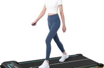 CITYSPORTS 10% Incline Walk Pad Workout Equipment, 6KM/H Under Desk Treadmills