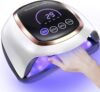 50% OFF NAXBEY LED UV Nail Lamp,168W Gel Nail Lamp with 7.5 Inch Large LCD Touch Screen/4 Timer Setting/Auto Sensor