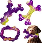 Dog Toys 3 Pack: Indestructible Dog Chew