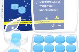 50% off Ear Plugs for Sleeping, 16 Moldable Noise Cancelling Silicone Earplugs for Swimming, Snoring, Sleep and Studying