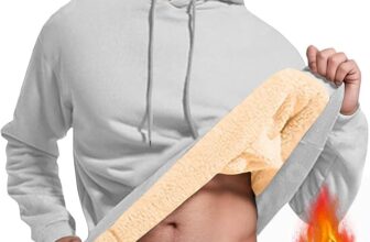 50% OFF Mens Fleece Jumpers Fleece Lined Sweatshirts