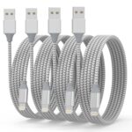 iPhone Charger Cable, 4Pack 6FT Lightning Cable [MFi Certified]