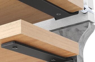 Yeabett Shelf Brackets, 4 Pack