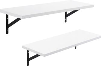 SONGMICS Joyero, Caja Joyero de 2 Niveles