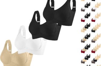 4 Pack Bras for Women Non Wired Seamless Bra