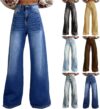 Wide Leg Jeans for Women UK High Waist Stretch Jeans