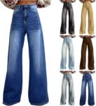 Wide Leg Jeans for Women UK High Waist Stretch Jeans