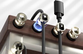 Maveek Cable Tidy Clips, 5 Pack Magnetic Cable Clips