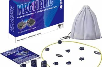 Magnetic Chess Game, Magnet Game, Magnetic Chesss Set with 20 Pieces Chess
