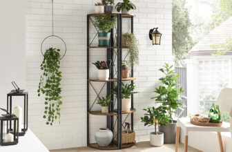 VASAGLE 5-Tier Corner Shelf