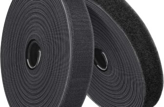 1.2 Inch x 26.5 Feet Black Strips with Adhesive,