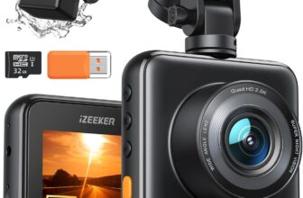iZEEKER 1440P Dash Cam Front and Rear with FREE SD Card, 2.5K QHD Car Camera Dashboard