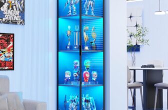 4 Tier Corner Display Cabinets