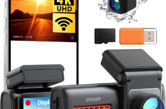 iZEEKER 4K Dash Cam Front and Rear, WiFi 6 Dashcam with FREE 32GB Card