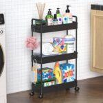 SOLEJAZZ 3-Tier Storage Trolley Cart