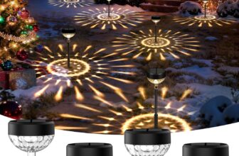 Solpex Solar Lights   2 Modes LED Solar Garden Lights