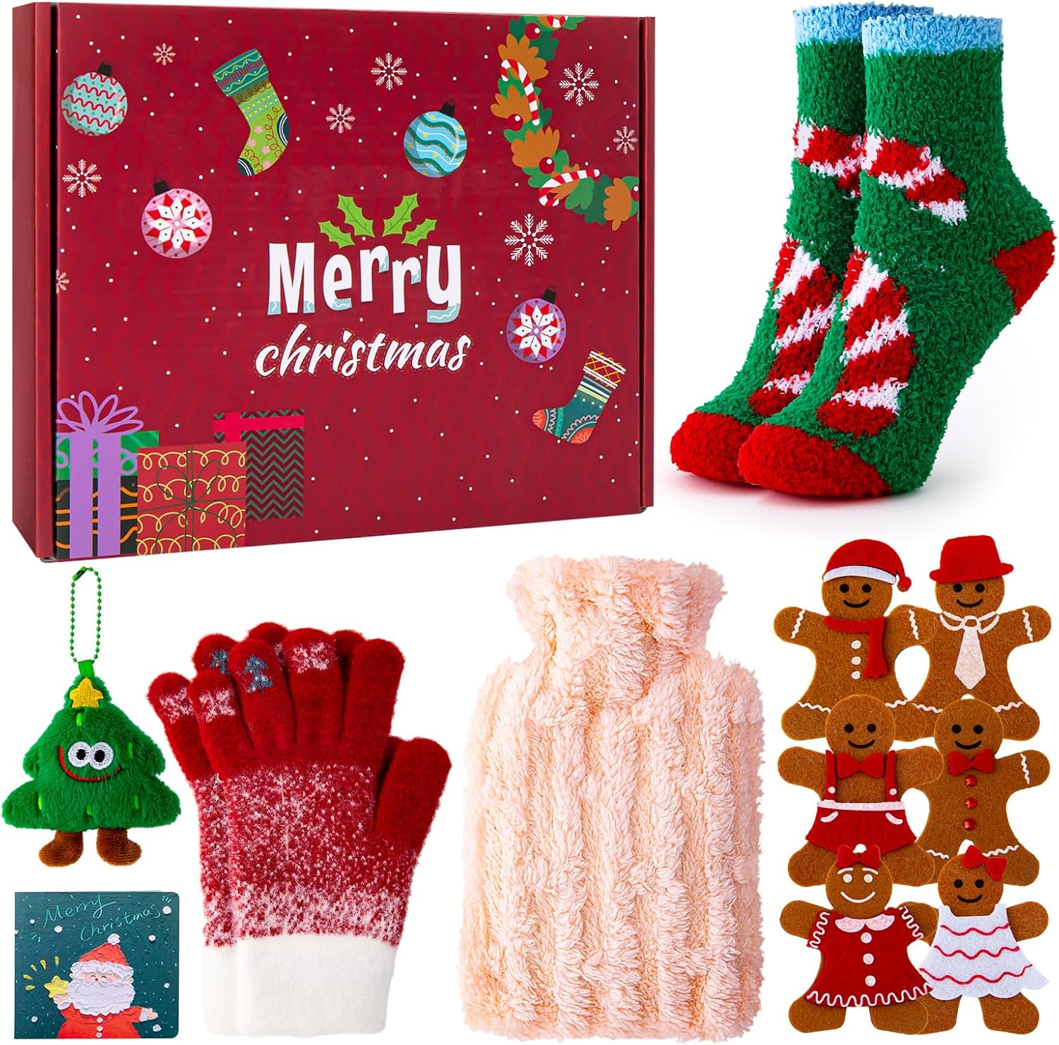 Christmas Gifts for Women Her, Hot Water Bottle Set