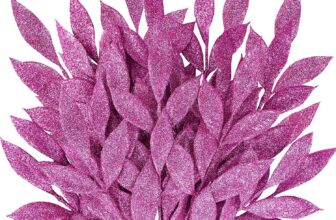 VEYLIN 12 Pcs Artificial Christmas Leaves