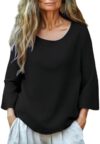 Women’s Cotton Linen Oversized T-Shirt