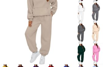 Womens 2 Outfits Sweatsuit Sets Oversized