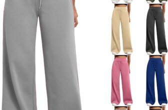 Sweatpants Womens Baggy Straight Wide Leg Trousers