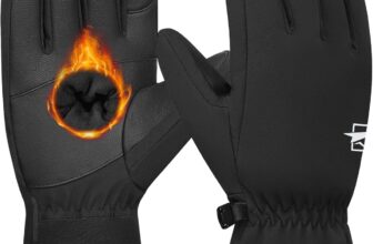 Winter Gloves for Men, -20℉ Coldproof Ski Gloves 3M Thermal Gloves Touchscreen Gloves