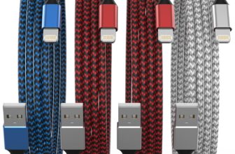 iPhone Charger Cable, 4Pack 6FT/1.8M Lightning Cable [MFi Certified]