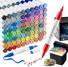 Acrylic Paint Pens, 80 Colors Dual Tip Acrylic Markers Paint Pens