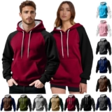 50% off Mens Hoodies Oversized Hoodie Men Fleece Lined Sweatshirts
