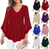 50% off Womens Sparkly Top Party Glitter