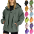 50% OFF Sweatshirt For Women 2 Pack, Plain Loose Fit Pull On Sweatshirts