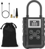 50% OFF Tyre Inflator Air Compressor,150PSI Portable Air Compressor with 6000 mAh Battery Rechargeable,Car Tyre Inflator with Digital LED Display and LED Lighting,4 Modes,Ideal for Car,Bike,Motorbike,Ball