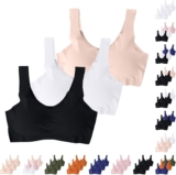 50% OFF 3-Pack Seamless Sports Bra Comfort Bra for Women