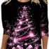 Christmas Jumpers for Women Ladies Sweaters UK Tshirts Funny Printed Jumper Ugly Sweater Long Sleeve Pullover Winter Jumper