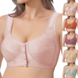 50% OFF Cocila Front Fastening Bras for Women UK 4 Button Women’s Bras Plus Size Wireless Bra