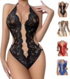 50% OFF Cocila Women Lace Bodysuit Sexy Lingerie Sets