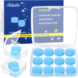 50% off Ear Plugs for Sleeping, 16 Moldable Noise Cancelling Silicone Earplugs for Swimming, Snoring, Sleep and Studying