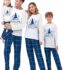 Nuoke Christmas Pyjamas Matching Xmas Pjs for Family Men Women Cartoon Nightwear