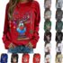 Christmas Sweatshirts for Women UK Ladies Jumpers Loose Fit Long Sleeve Crewneck Hoodies