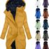 Fleece Gilet Women Women’S Gilets Fuzzy Sherpa Winter Warm-