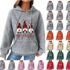 Womens Coats Zip Up Hoodie Oversized Hooded Jacket with Back Zip Slit Overcoat